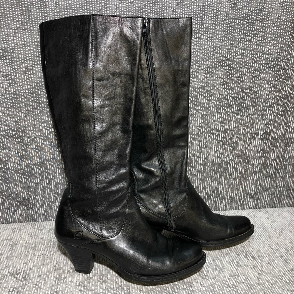 Born Tall Black Boots